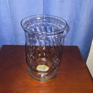 Elegant Clear Glass Hurricane Candle Holder